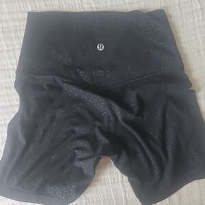 lululemon athletica Black High-Rise Bike Shorts